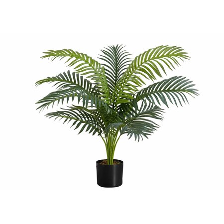 MONARCH SPECIALTIES Artificial Plant, 34" Tall, Palm Tree, Indoor, Faux, Fake, Floor, Greenery, Potted, Real Touch I 9539